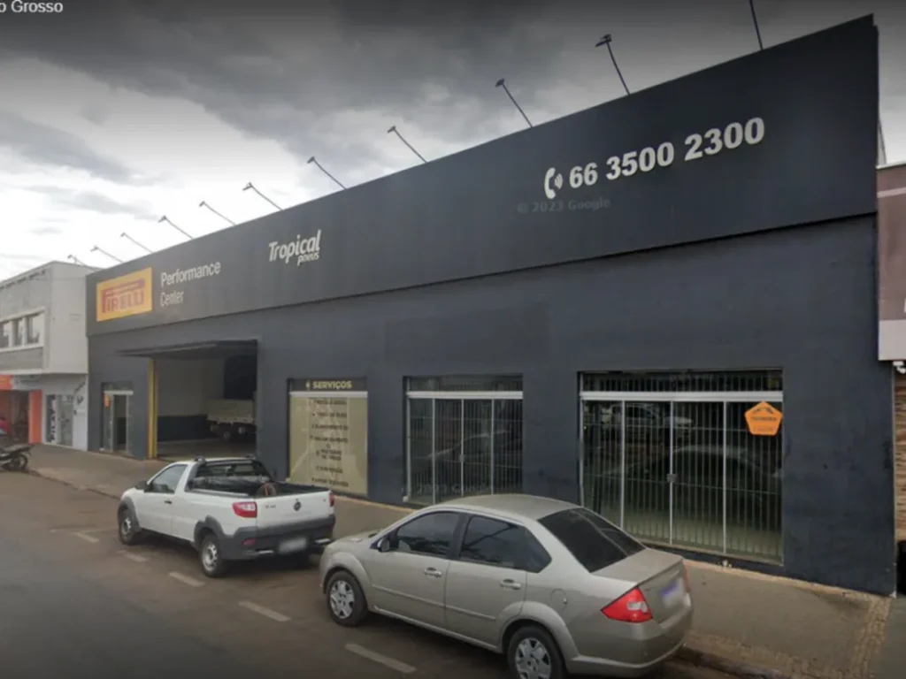 Fachada da loja Tropical Pneus em PRIMAVERA DO LESTE